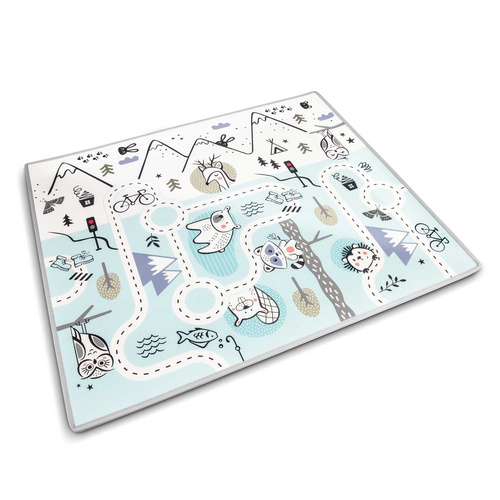 Mata piankowa edukacyjna zwijana 180 x 150 x 1,5 cm