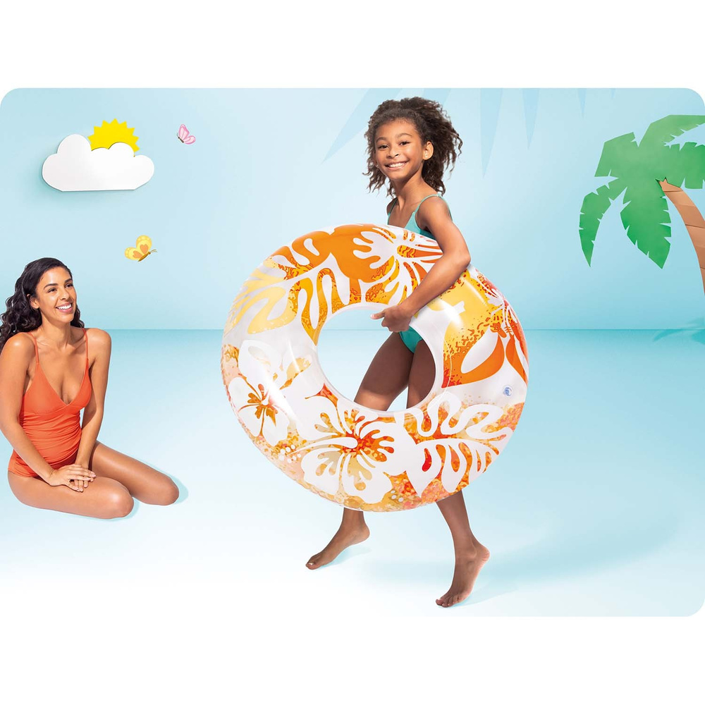 Kółko do pływania średnica 91 cm  INTEX 59251 fiolet