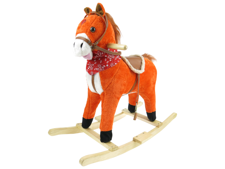 KONIK NA BIEGUNACH RŻY PARSKA POMARAŃCZOWY