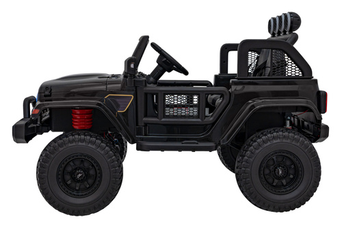 Auto terenowe OFF-ROAD 3.0 dla dzieci Czarny + Pilot + Wolny Start + Pasy + Audio LED