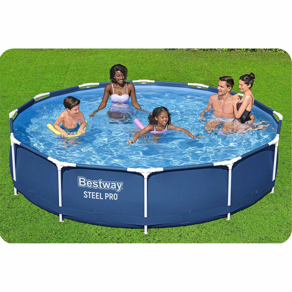 Basen ogrodowy stelażowy 366 x 76 cm 16w1 Bestway 56681