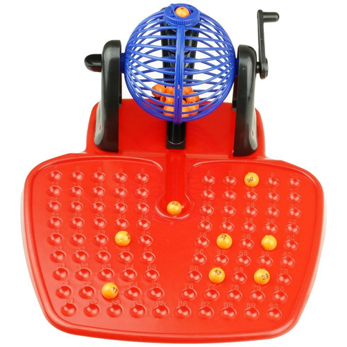 Gra edukacyjna Bingo Lotto maszyna losująca Zabawa Rodzinna 