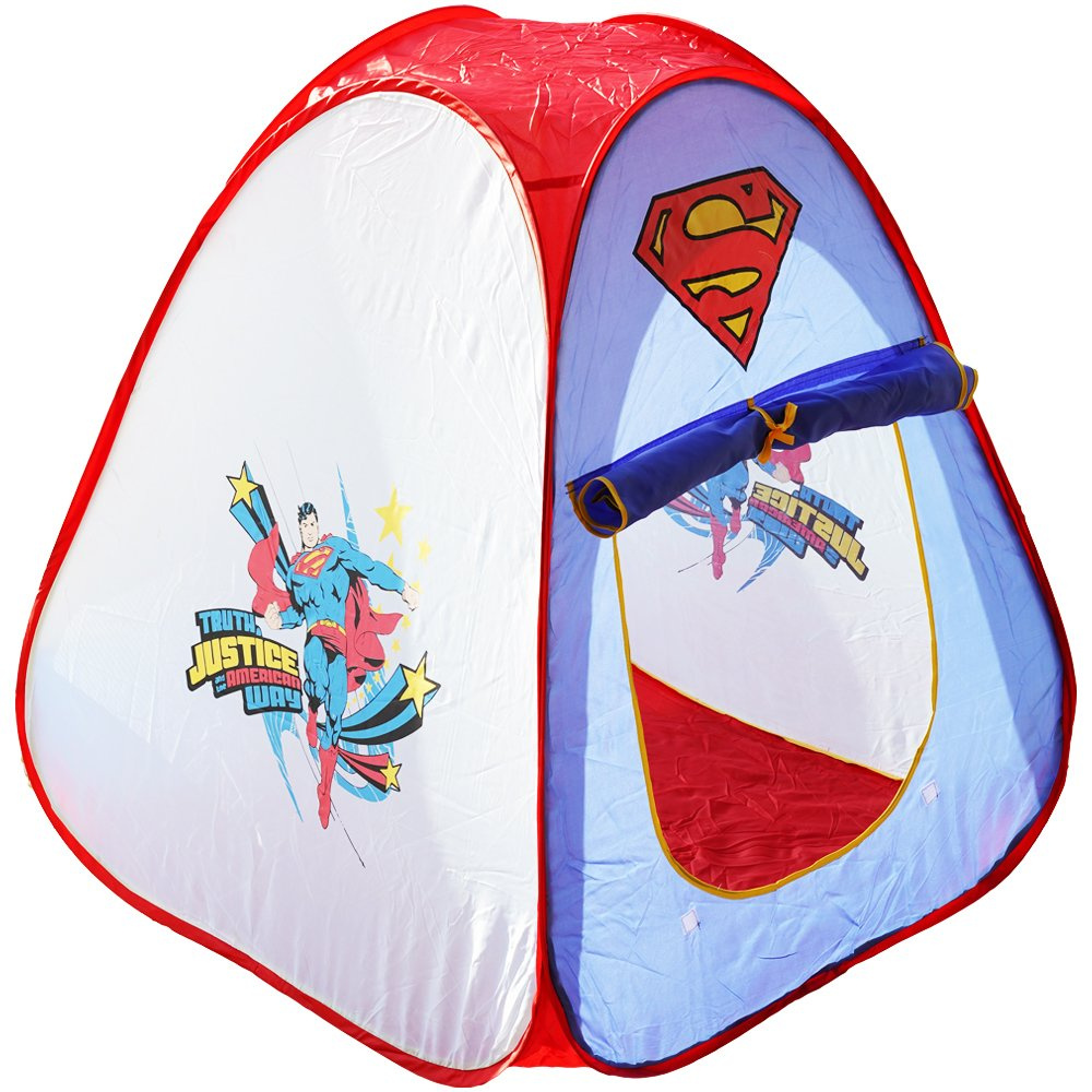Namiot dla dzieci Superman samorozkładajacy się do ogrodu plac zabaw