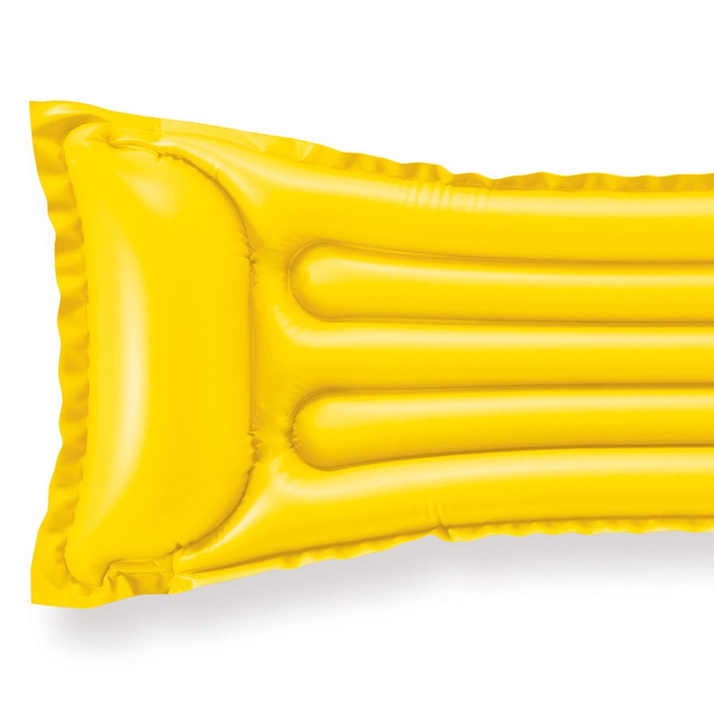 Żółty materac do pływania basen plażowy 183 x 69 cm INTEX 59703