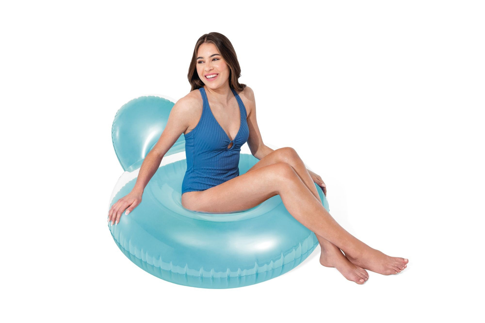 Fotel dmuchany do pływania nad wodę basen plaża 137x122 cm Intex 58889