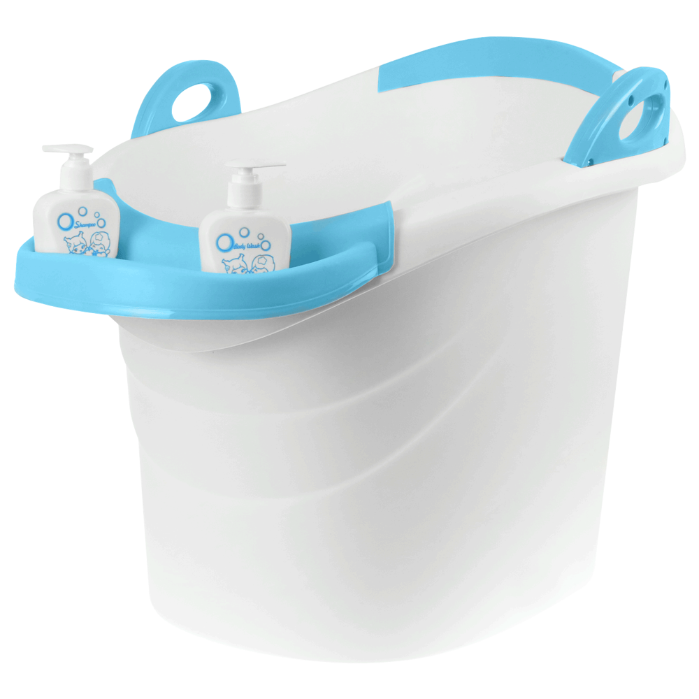 Wanienka do kąpieli wiaderko 55 x 44 cm KINDERSAFE niebieska