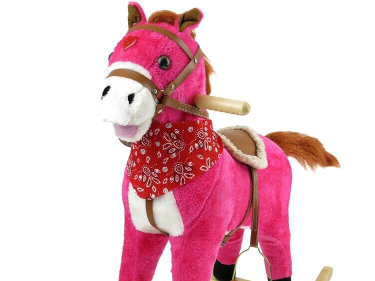 KONIK NA BIEGUNACH RŻY PARSKA RÓŻOWYY