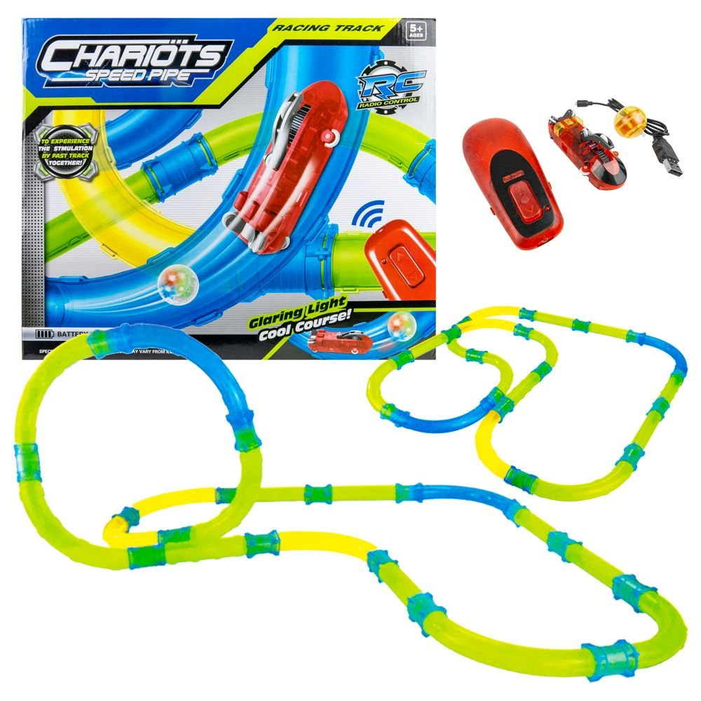 Tor wyścigowy rurowy Speed Pipes + Autko RC