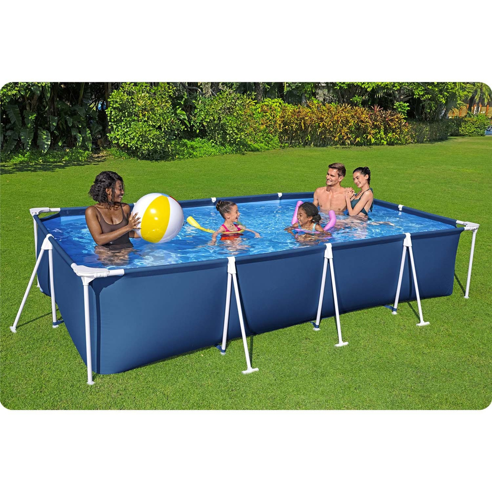 Basen Stelażowy Family Steel Pro 400x211x81 BESTWAY + Zestaw naprawczy