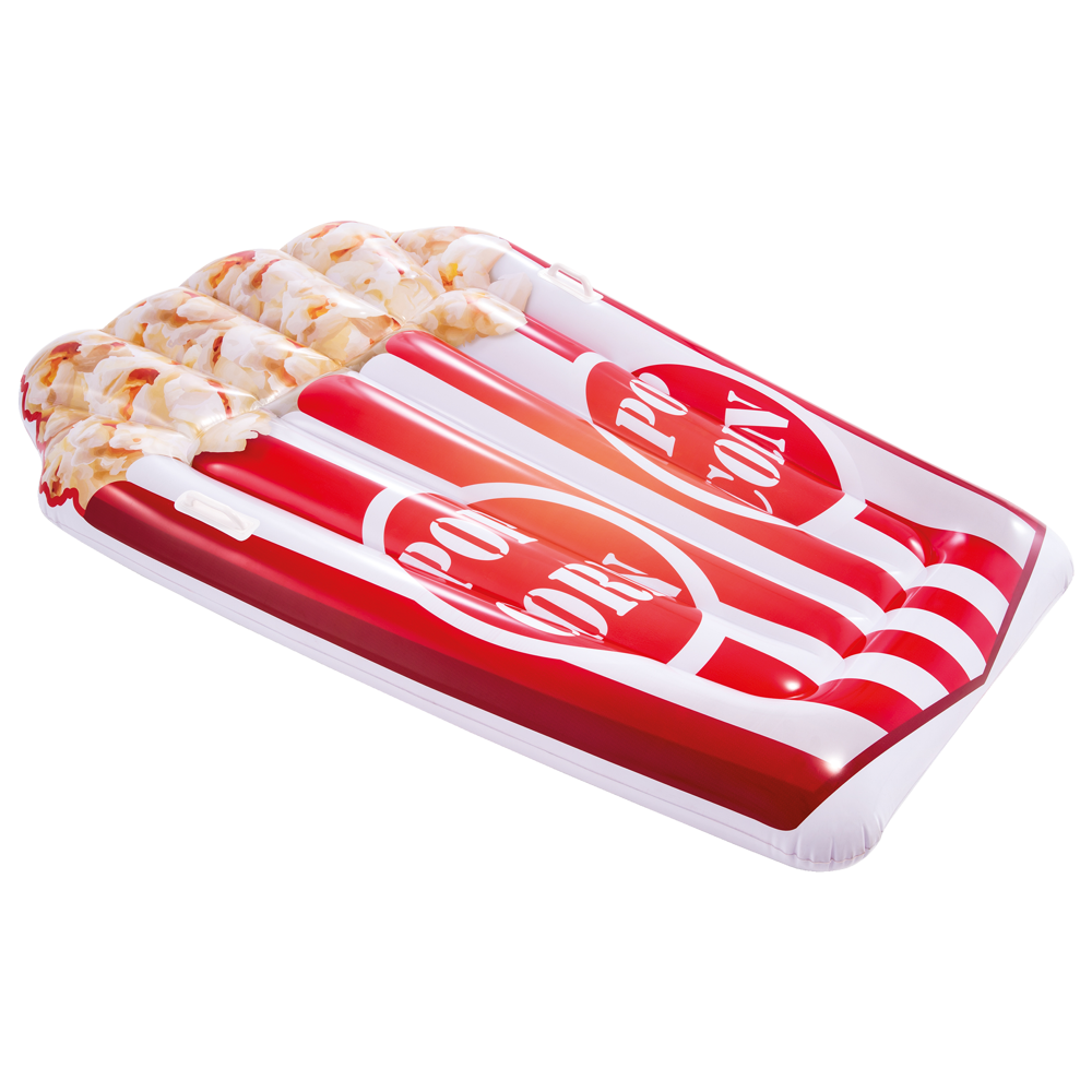 Materac dmuchany do pływania Popcorn 178x124 cm Intex 58779