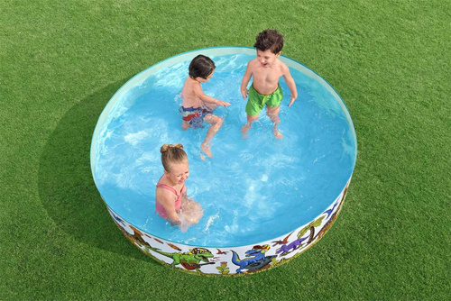 Bestway Basen rozporowy Ogrodowy brodzik DINOZAURY 183 x 38cm 55022