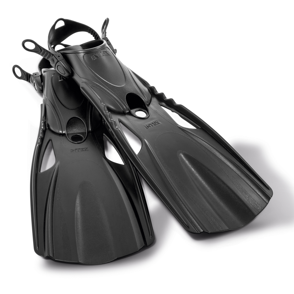 Płetwy regulowane 41-45 26-29 cm bez lateksu INTEX 55635