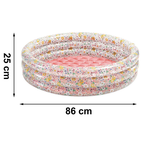 Dmuchany basen, brodzik dla dzieci KWIATKI 86x25 cm INTEX 58427