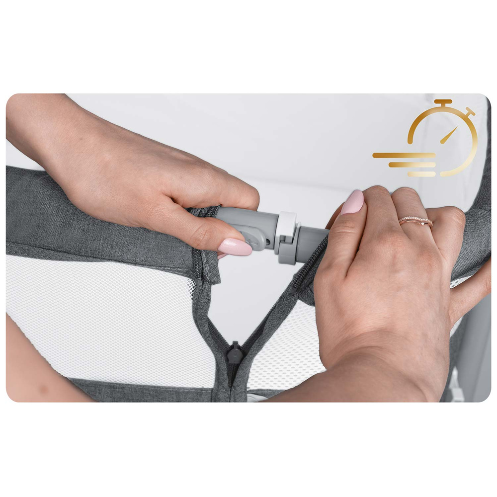 Łóżeczko dziecięce składane turystyczne dostawka 