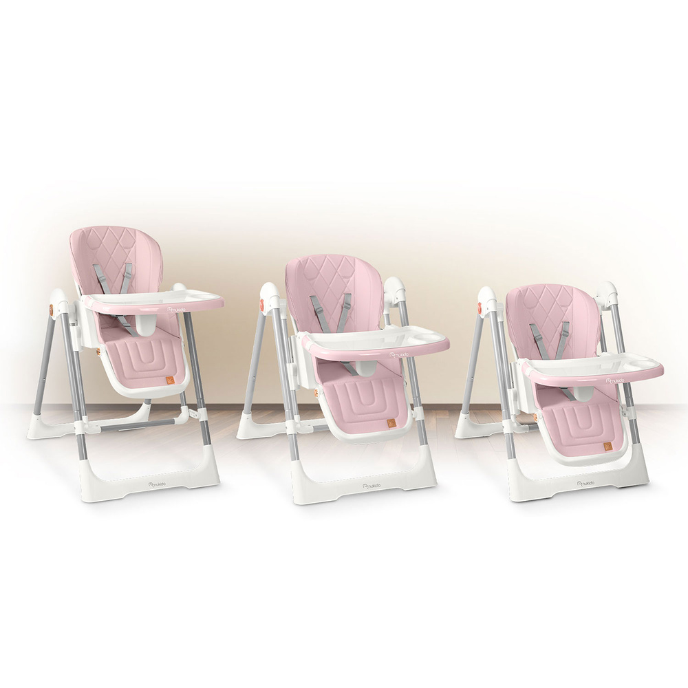 Krzesełko do karmienia Elite różowe