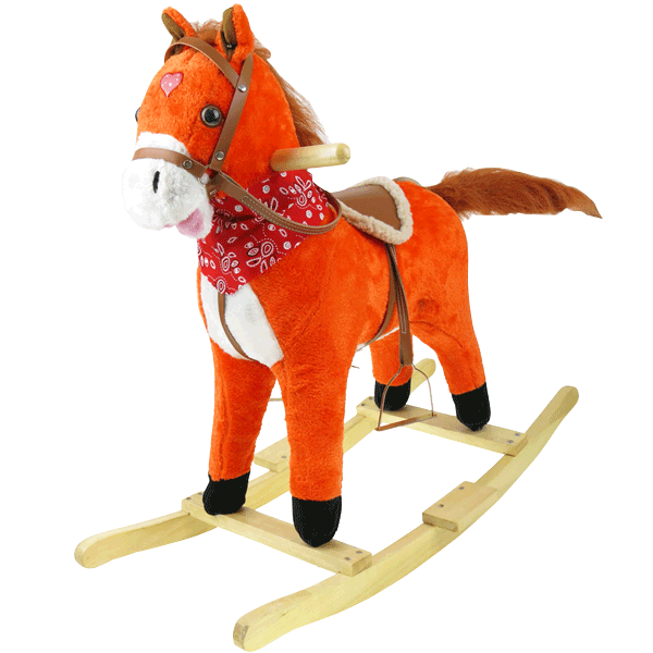 KONIK NA BIEGUNACH RŻY PARSKA POMARAŃCZOWY