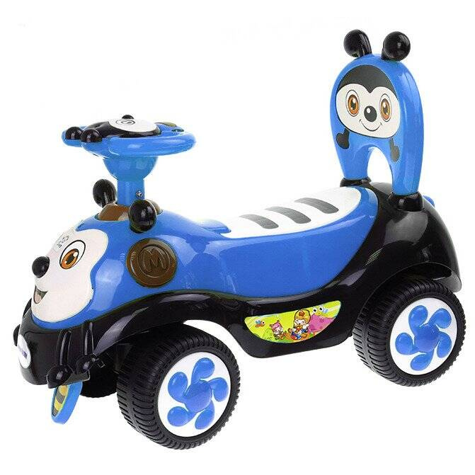 Jeździk dla dzieci pszczółka KINDERSAFE Niebieski