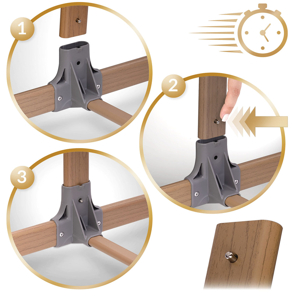 Łóżeczko dziecięce składane turystyczne dostawka