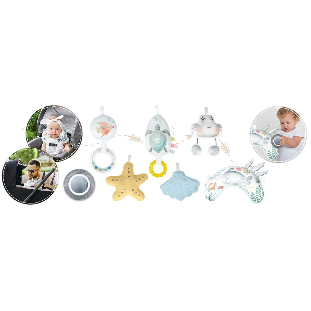 Mata edukacyjna interaktywna -niebieska