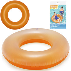 Bestway Duże koło do pływania NEON POMARAŃCZOWE  91cm 36025