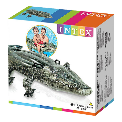 Aligator dmuchany materac zabawka do pływania  Intex 57551