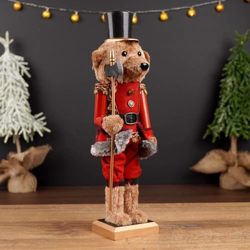 Figurka świąteczna miś 39 cm