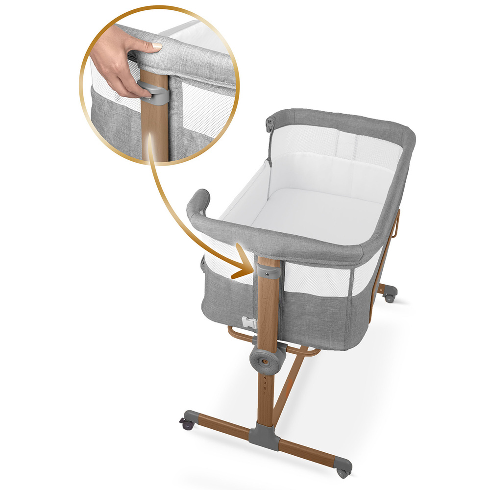 Łóżeczko dziecięce składane turystyczne dostawka