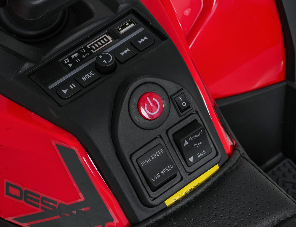 Pojazd Quad ATV Robust 01 Czerwony