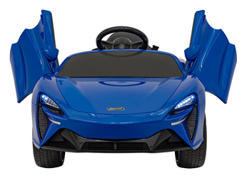 McLaren Artura na akumulator dla dzieci Niebieski + Napęd 4x4 + Pilot + Wolny Start + EVA + Audio LED