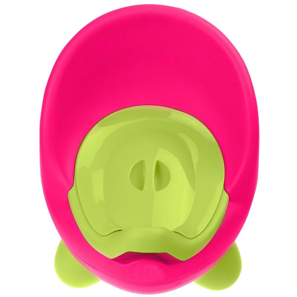 Nocniczek z klapką KINDERSAFE Różowo-zielony