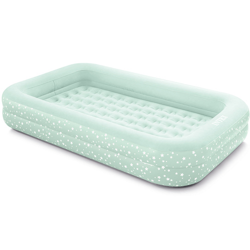 Materac welurowy dmuchany dla dzieci 107 x 168 x 25 cm INTEX 66810 BEZ WKŁADU