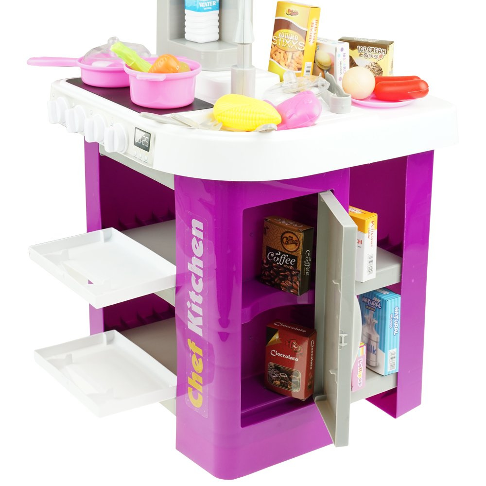 Kuchnia duża z piekarnikiem+akcesoria 53el.kucharz