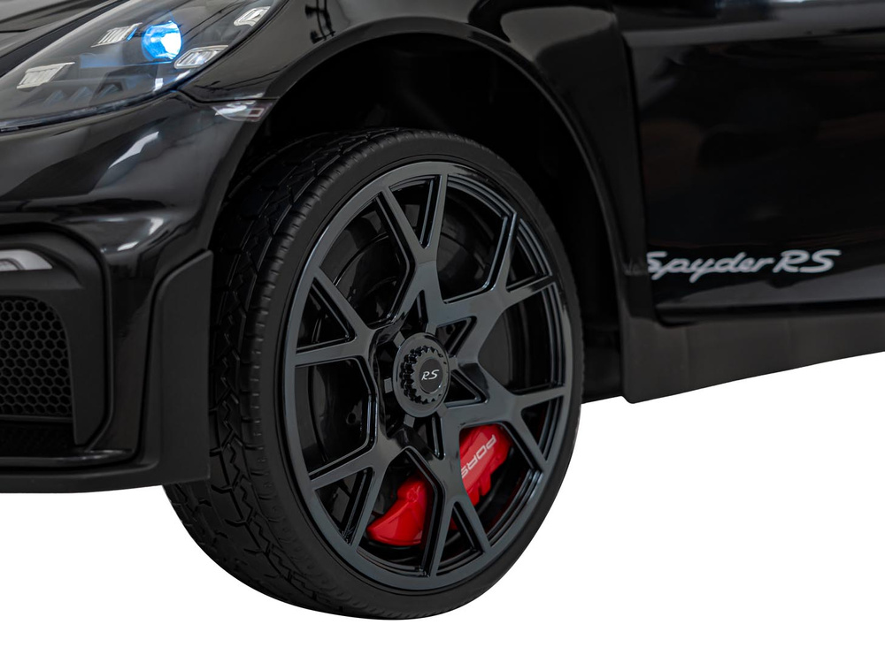 Pojazd Porsche Spyder RS 718 Czarny