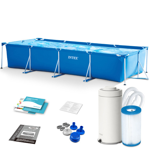 Basen stelażowy 450x220x84cm 10w1 Intex 28274