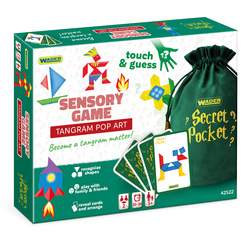 Play&Fun Secret Pocket Tangram Pop Art gra sensoryczna 42522 Wader