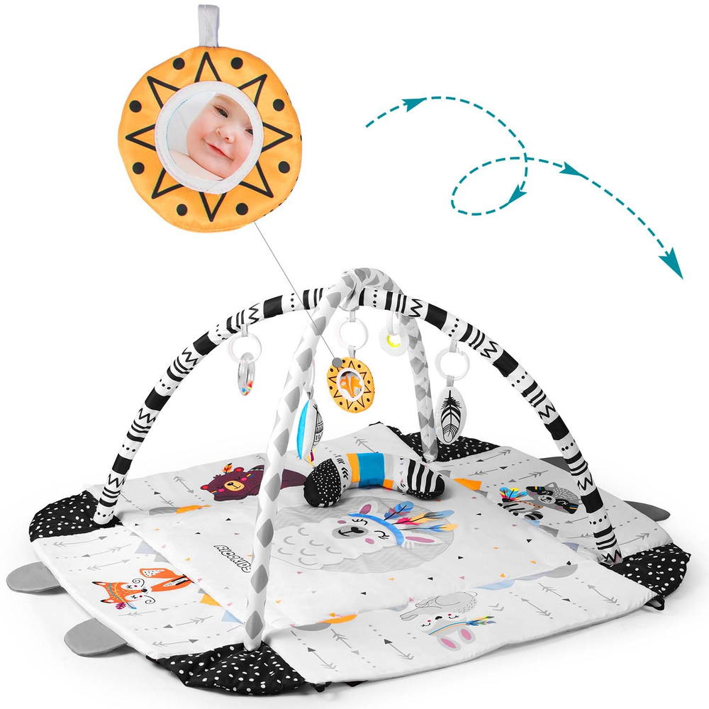 Mata interaktywna edukacyjna 110x100cm