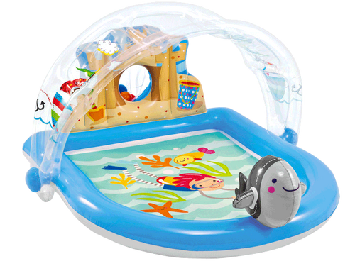 Plac zabaw tęcza + fontanna INTEX 57421