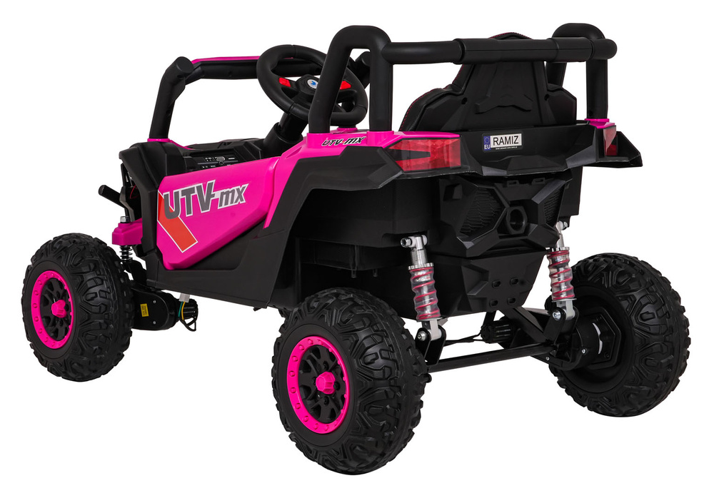 Pojazd Buggy Madman UTV-MX Różowy