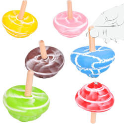 Kolorowe mini bączki zabawka sensoryczna zestaw 6 szt.