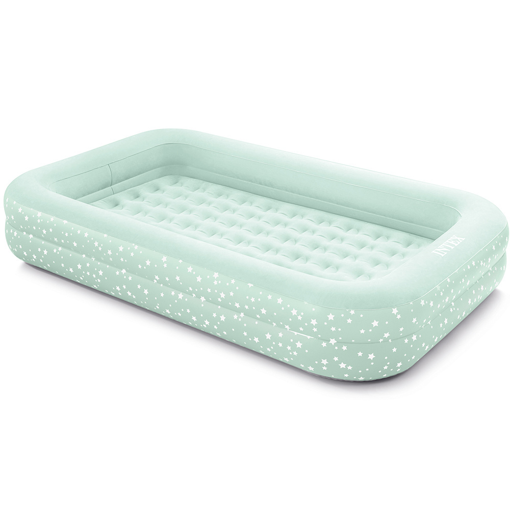 Materac welurowy dmuchany dla dzieci 107 x 168 x 25 cm INTEX 66810 BEZ WKŁADU
