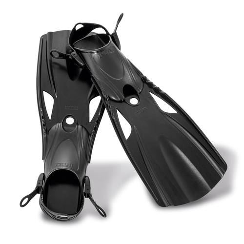 Płetwy regulowane 41-45 26-29 cm bez lateksu INTEX 55635