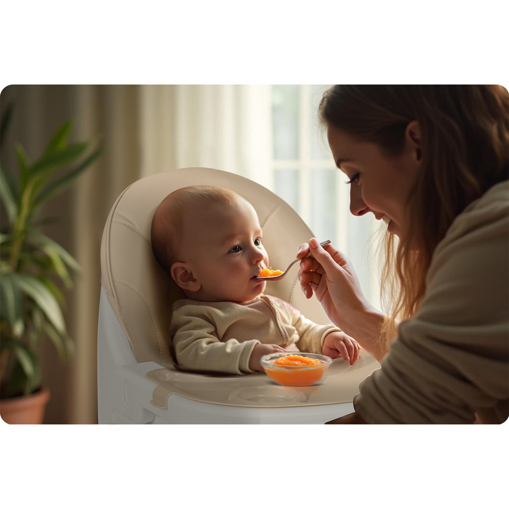 Krzesełko do karmienia  Mani beżowe