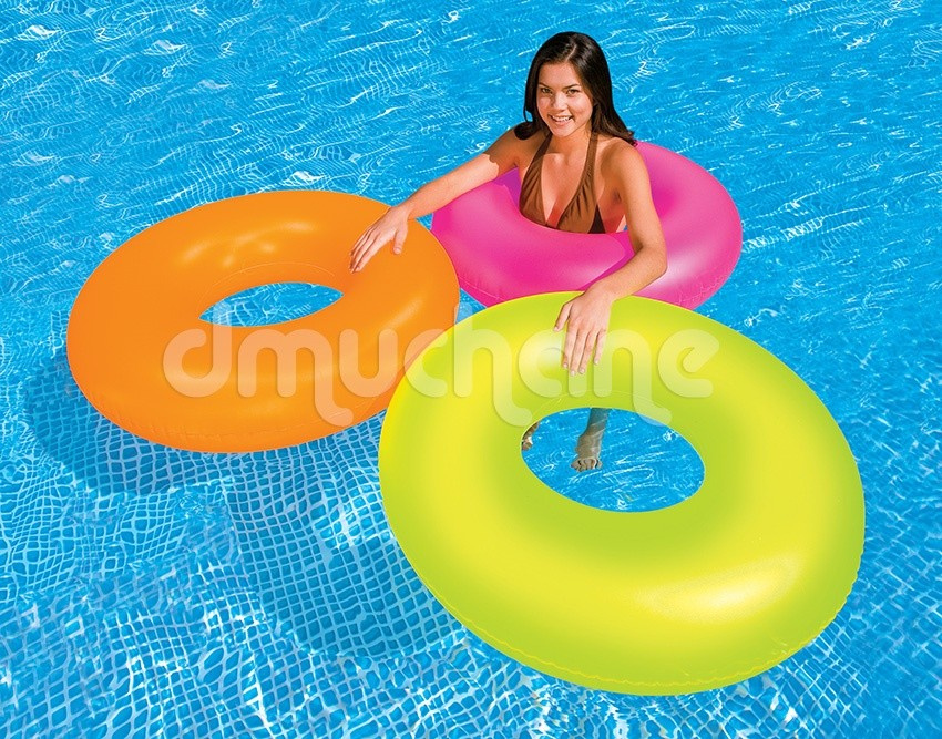 Koło do pływania Neon śr 91 cm INTEX 59262 zielony