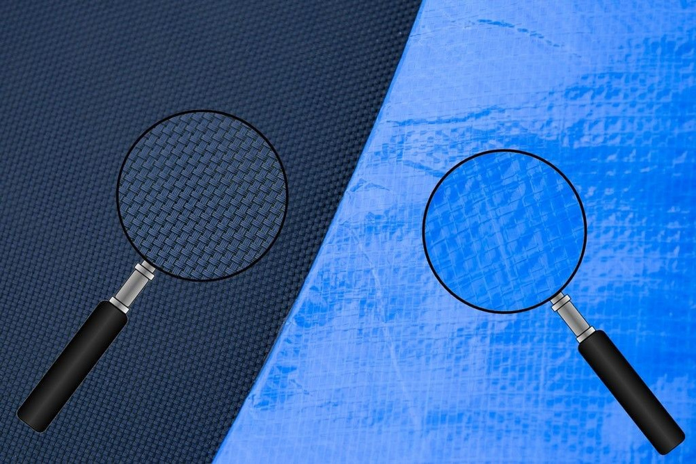 TRAMPOLINA BAUERKRAFT Z SIATKĄ ORAZ DRABINKĄ 304-312CM