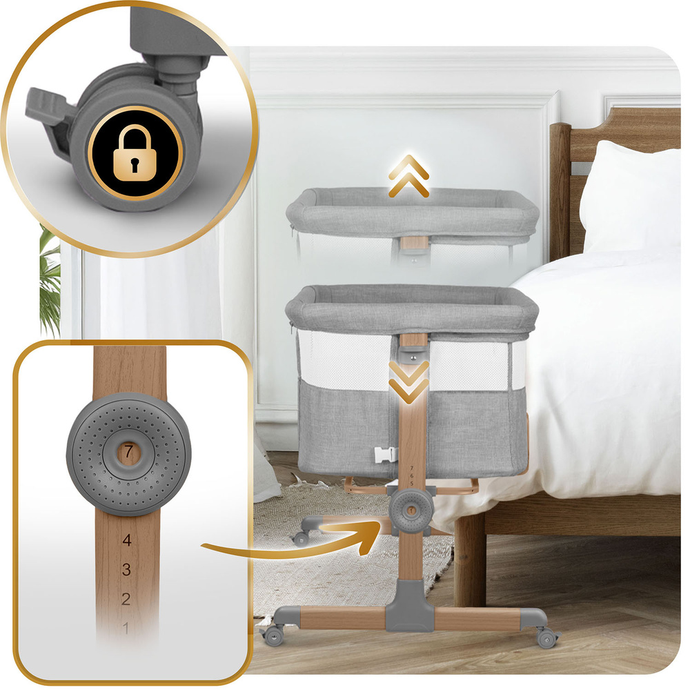 Łóżeczko dziecięce składane turystyczne dostawka