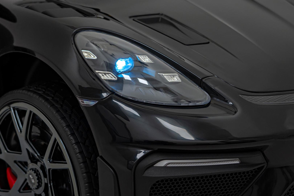 Pojazd Porsche Spyder RS 718 Czarny MP4