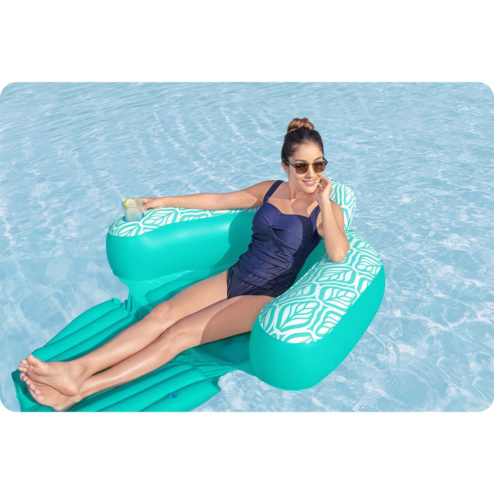 Bestway Dmuchany FOTEL do wody Deluxe Comfort Plush 145x120cm 43719