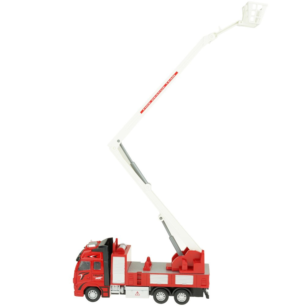 Wóz strażacki z koszem Straż Pożarna auto samochód