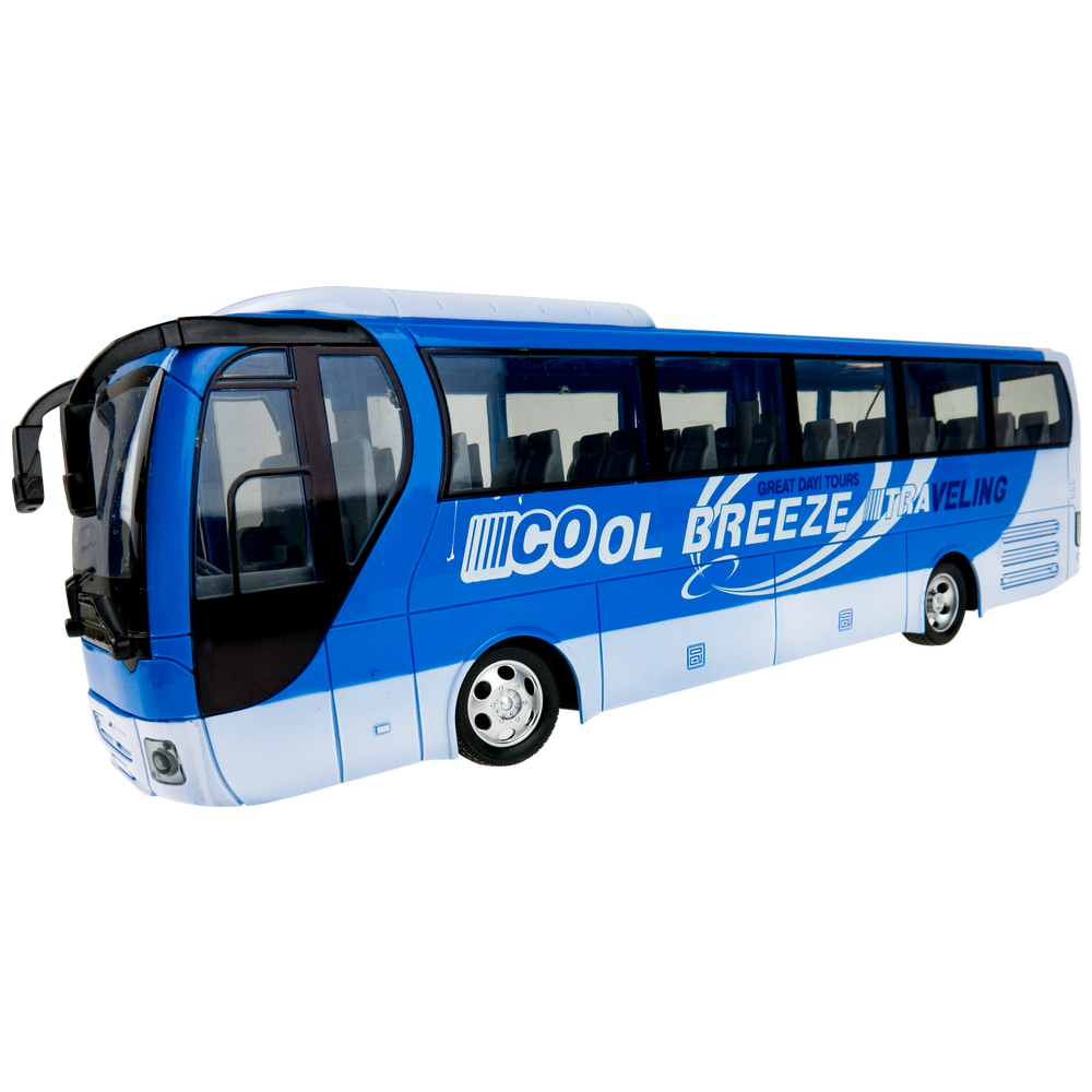 Autobus zdalnie sterowany Autokar + Pilot niebieski