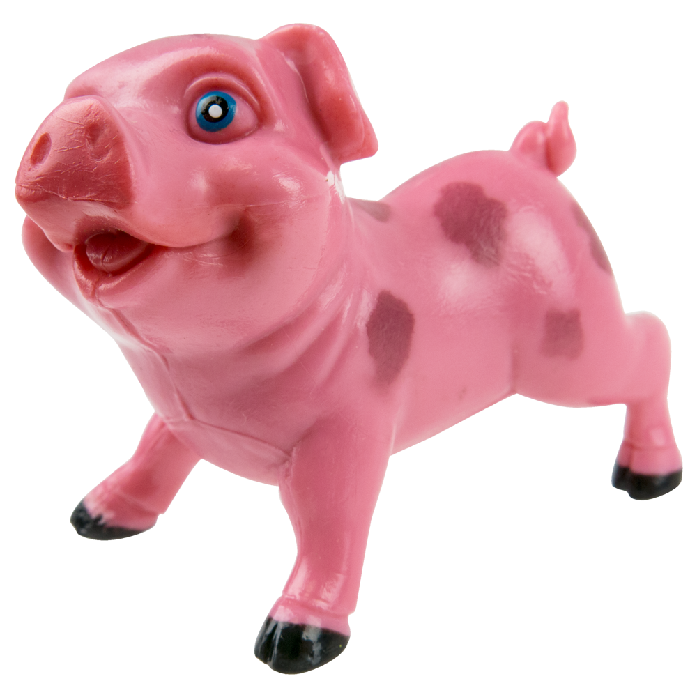 Zestaw zwierząt gumowych Farma figurki Gospodarstwo 6 sztuk